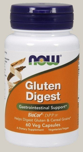 Now Foods | Gluten Digest | 60 Veg Capsules