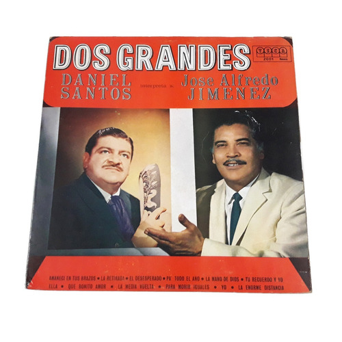 Daniel Santos Interpreta A José Alfredo Jiménez / Lp