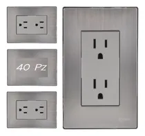 Comprar Placa Contacto Doble Duplex Placa Armada Inoxidable (40pz)