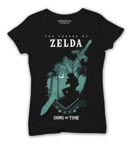 Playera De Zelda Dama Marca Obzeno