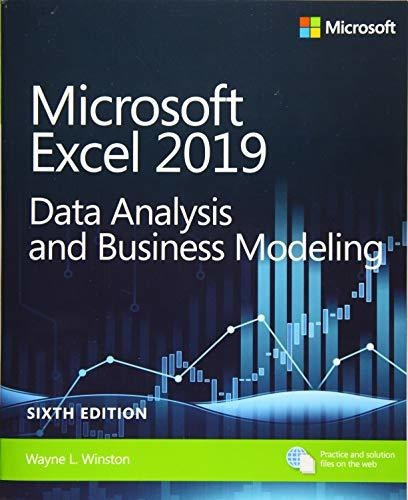 Microsoft Excel 2019 Data Analysis and Business Modeling : Wayne Winston, de Wayne Winston. Editorial Microsoft Press,U.S., tapa blanda en inglés