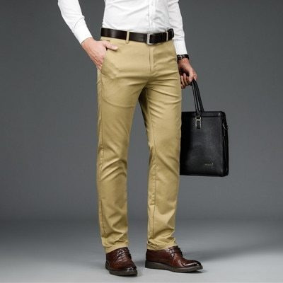 Pantalones De Vestir Elegantes E Informales Para Hombre, Pan