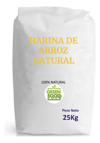 Harina De Arroz Natural X 25kg