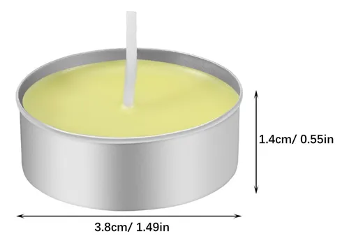 150 Tazas De Aluminio Para Velas De Te Con Mechas