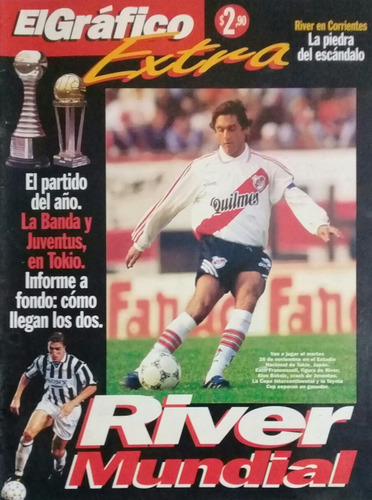 El Grafico Extra 110. River Mundial,previa Vs Juventus 1996