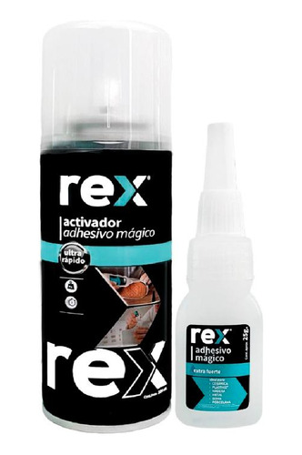 Adhesivo Mágico 25 Gr Con Spray Activador 100 Ml - Rex