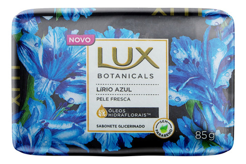 Sabão em barra Lux Lírio Azul Botanicals de 85 g