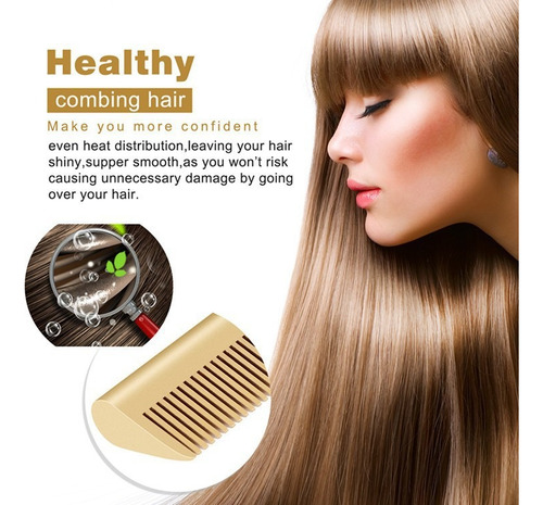 Peine Multifuncional Para Alisar Y Rizar El Cabello Negro