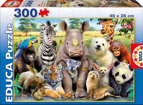 Puzzles Educa Foto De Clase Animales 300 Piezas - 15908