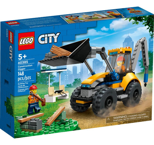 Lego® City Ref: 60385 Excavadora De Obra 0riginal 100%