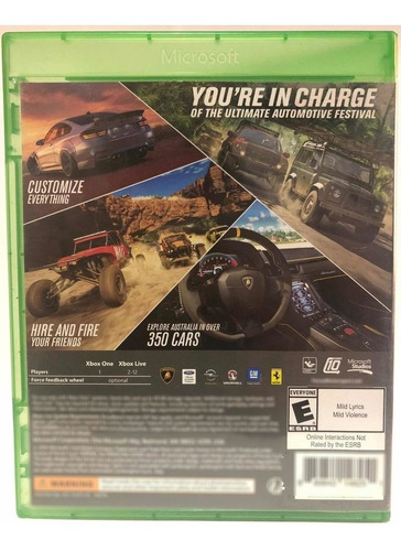 Forza Horizon 3 Xbox One A