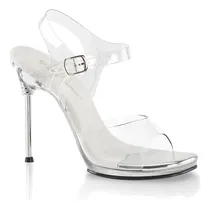 Comprar Zapatillas Tacon Aguja 11cm Clear Chic-08 Pleaser Ellie Shoe