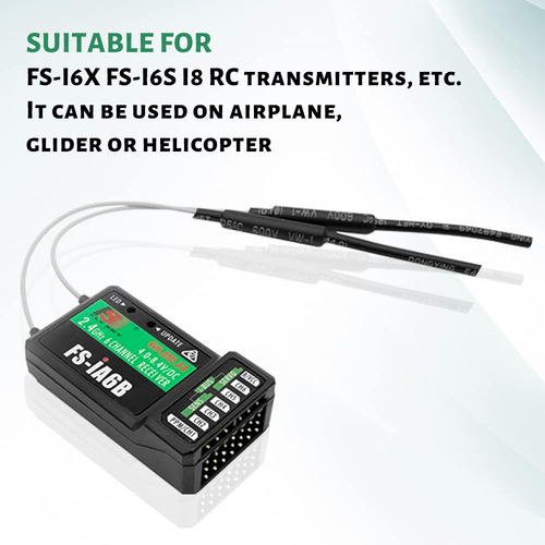 Receptor Flysky Fs-ia6b 6 Canales 2.4g Ibus Compatible