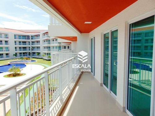 Imagem 17 de 30 de Apartamento À Venda No Porto Das Dunas, Novo, 87m2, 3 Quartos, Suíte, Lazer Completo. - Ap1319