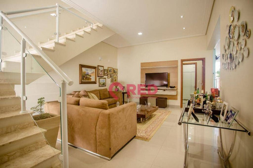Lindo Sobrado Com 4 Dormitórios À Venda, 309 M² Por R$ 1.400.000 - Condomínio Portal Da Primavera - Sorocaba/sp - So0339