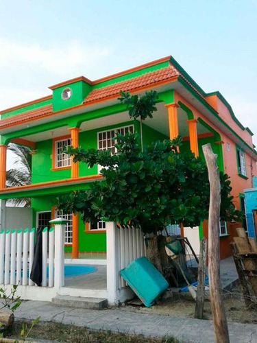 Venta Casa 2 Pisos Tamiahua Veracruz 4 Recamaras Frente Al Rio