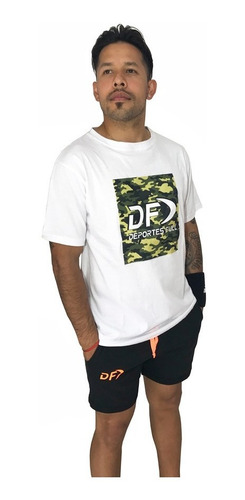Imagen 2 de 4 de Remera Y Short Conjunto Urbano Algodon Deportes Full