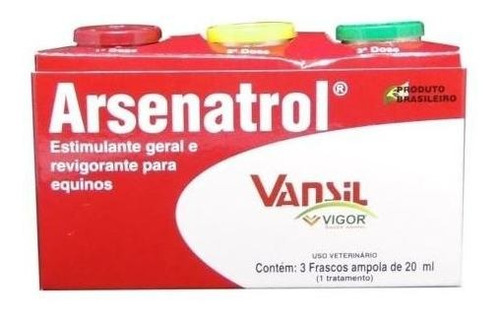 Arsenatrol 20ml - Cx C/ 3 Frs - Vansil
