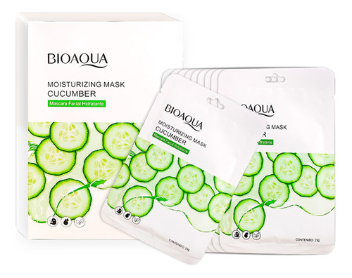 Mascarilla Hidratante De Pepino 25gx10pcs - Bioaqua