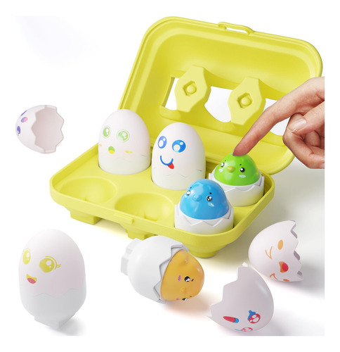 Egoose Juego De 6 Huevos De Pascua Para Ninos Pequenos, Jugu