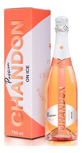 Espumante Brasileiro Rosé Demi-Sec Passion Chandon Serra Gaúcha Garrafa 750mlChandon Passion 2021 adega Chandon 750 ml