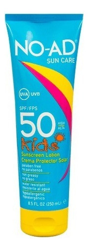 No-ad Kids Locion Spf 50 Bloqueador Sol - mL a $284