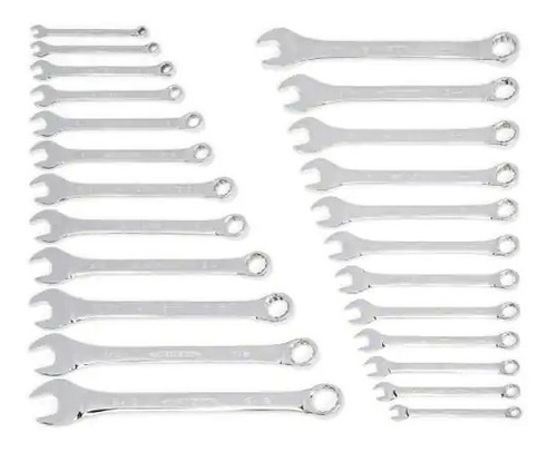 Juego De 24 Llaves De Combinacion Husky, Std Y Mm (Usado)