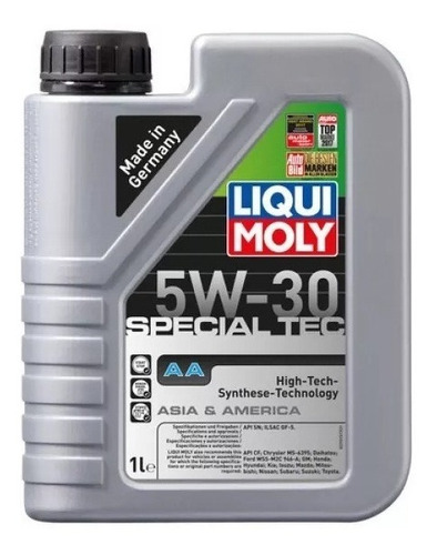 Aceite Liqui Moly Special Tec Aa 5w-30 1l Tecnolog Sintetica