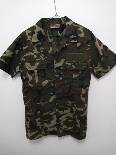 7k Camisa Militar Camuflada Talla M Original