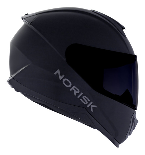 Capacete Norisk Razor Preto Fosco C/ Viseira Fumê Masculino Tamanho Do Capacete 62