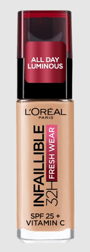 Base de maquillaje líquida L'Oréal Paris Infaillible Fresh Wear 32H Base de Maquillaje - 30mL