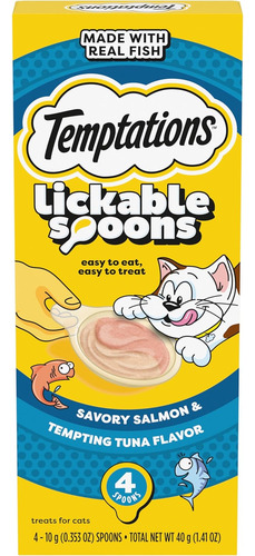 Temptations Lickable Spoons - 24 Cajas, 40 G C/u