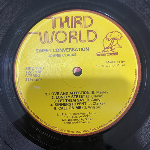 Lp Reggae- Johnie Clarke ( Sweet Co Nversation, Importado ) (Usado)