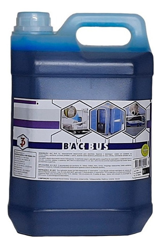 Solvente Para Banheiros Quimico Ecocamp Treiler Bac Bus 5l Cor Azul