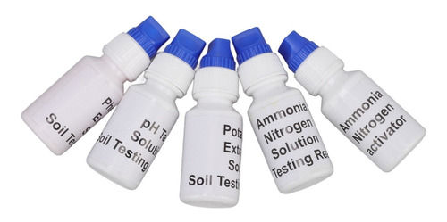 Kit De Teste De Solo Solução Líquida Ph Nitrogênio Fósforo