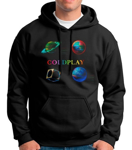 Buzo Hoddie Capota Cerrado Coldplay Universos