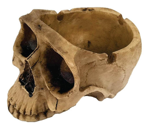 Cinzeiro Crânio Caveira Resina Esqueleto