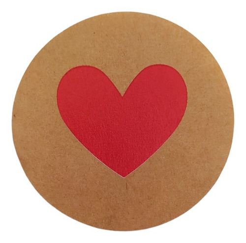 Pagatinas Stickers De Corazón Etiquetas Pack De 100 Unidades
