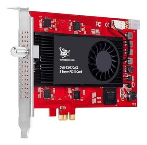 Tbs 6209se Isdb-t Octa Pcie Tv Digital Tuned For Pc Iptv