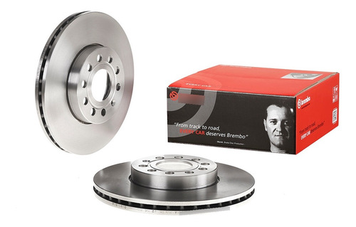 1- Disco Ventilado 288.00 Delantero Izq/der Caddy 22 Brembo