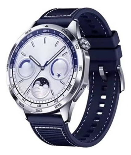 Correa Nylon Silicona Compatible Huawei Watch Gt4/46mm Azul