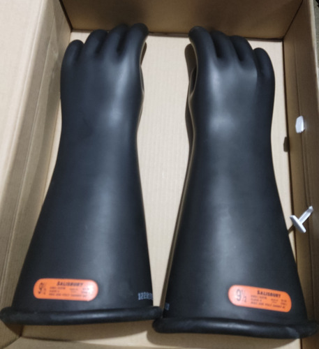 Guantes Dieléctrico Clase 4 Tipo 1 Salisbury 36000v N°9 1/2