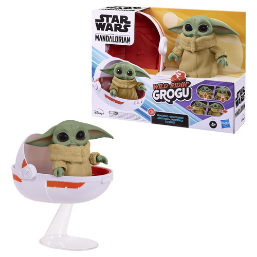 Figura De Acción Hasbro The Mandalorian Grogu Animatrónico