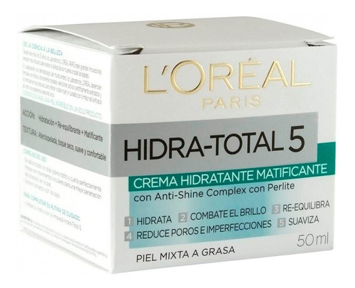 Crema Facial Hidratante Loreal Hidra Total 5 - Jsaúl