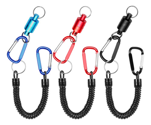 Conector Magnético Lanyard Release Net Clip Para Pesca, 3 Pi