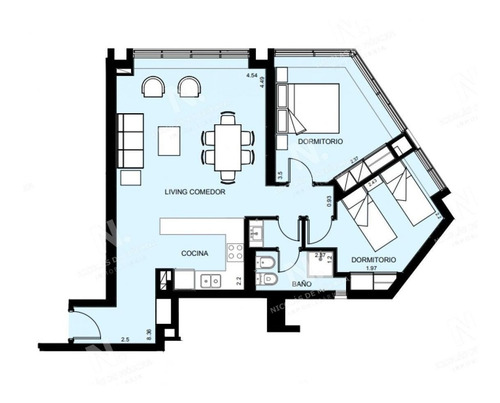 Imagen 1 de 3 de Ocean Drive Country Torre 1 De 2 Dormitorio - Punta Del Este Roosevelt