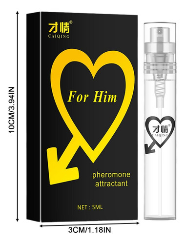 Novo Perfume Masculino Para Flertar Com Feromônio Para Atrair Mulher,spray.