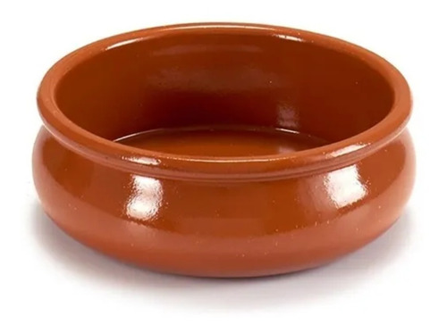 Imagen 2 de 5 de Cazuela Individual Barro Español / 15cm / Pack X 6 Unidades