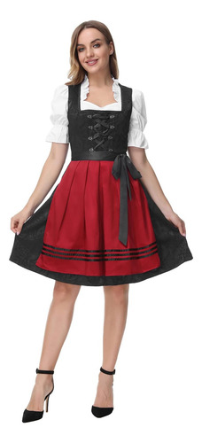 Jasambac Vestidos Dirndl Para Mujer Tallas Grandes Largos 3