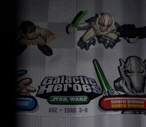 Star Wars Galactic Hero Obi Wan Kenobi & General Grievous Ha (Usado)